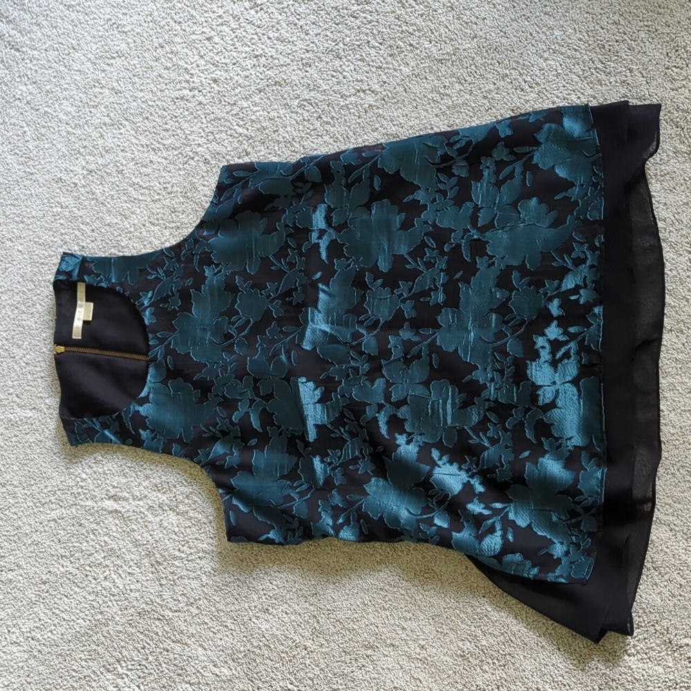 Floral tank blouse